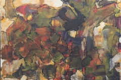 Warren Bakley, Sycamore Tree, 2002. Acrylic on canvas, 19" x 19".