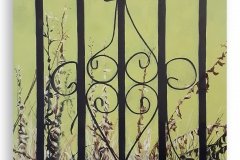 Marisa DeLuca, Grant to the Alley, 2021. Oil on canvas, 20" x 16".
