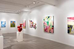 Roberta Dyer, Coming Up Roses (in situ at OMA)