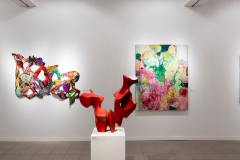 Roberta Dyer, Coming Up Roses (in situ at OMA)