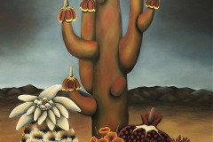 Amanda Kachadoorian, Germexicarian ll, 2018. Oil on canvas, 60" x 72".