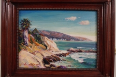 Johnson, Untitled Plein Air,  ND. Oil on canvas, 19.5" x 23.5" (framed).
