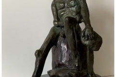 Rosa Sandoval, El Quixote (The Apple), El Quixote (bronze) 2012,. Cast bronze, 12" x 7" x 9".