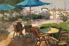 Durre Waseem, A Lazy Afternoon, 2020. Oil on board, 16" x 20".