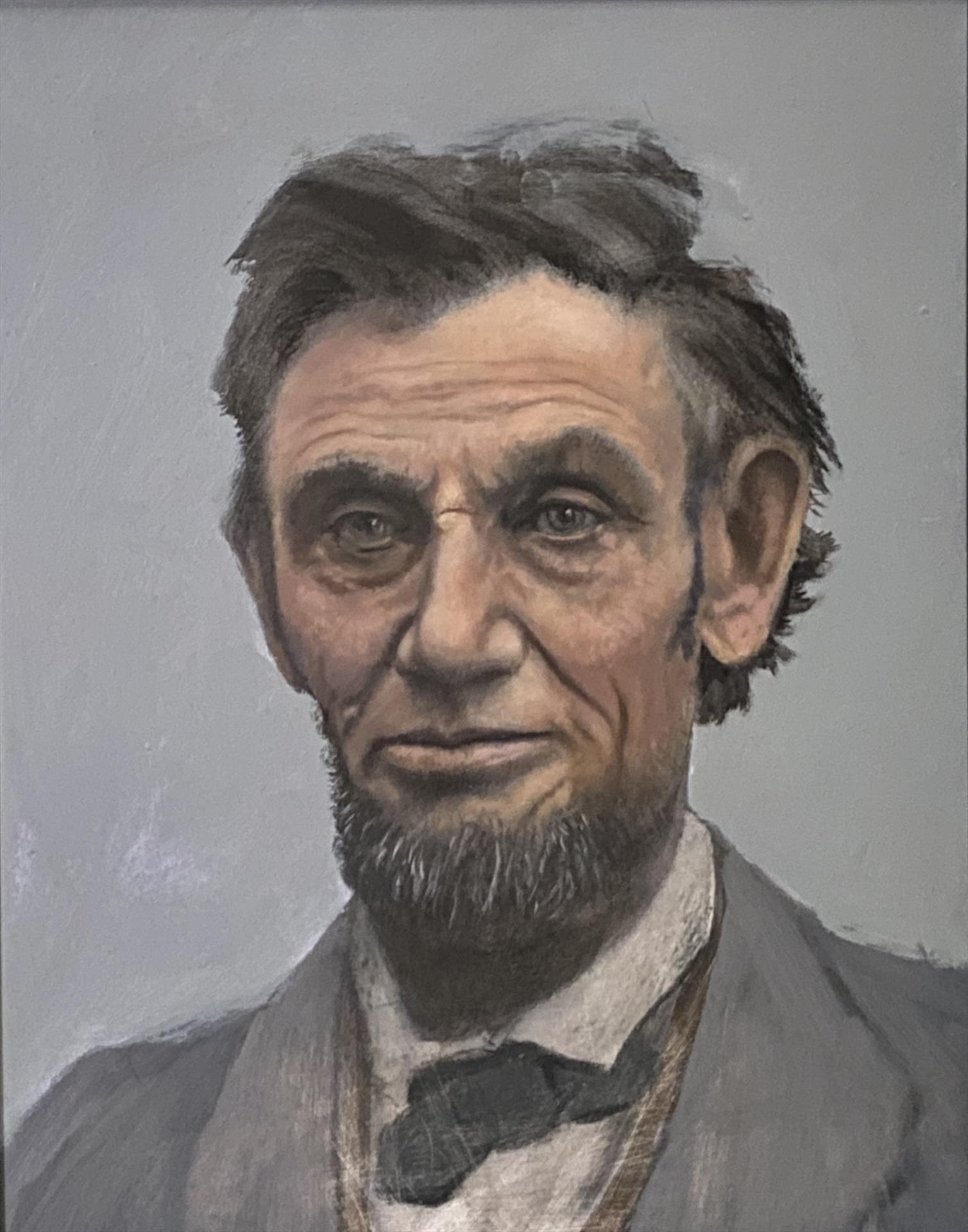 Dennis Carrie, Lincoln. Oil, 14x11.