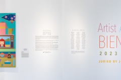 2023-2024 Artist Alliance Biennial installed at OMA