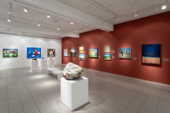 2023-2024 Artist Alliance Biennial installed at OMA