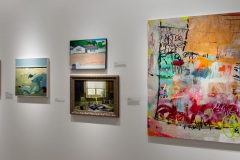 2023-2024 Artist Alliance Biennial installed at OMA