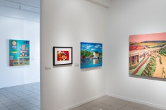 2023-2024 Artist Alliance Biennial installed at OMA
