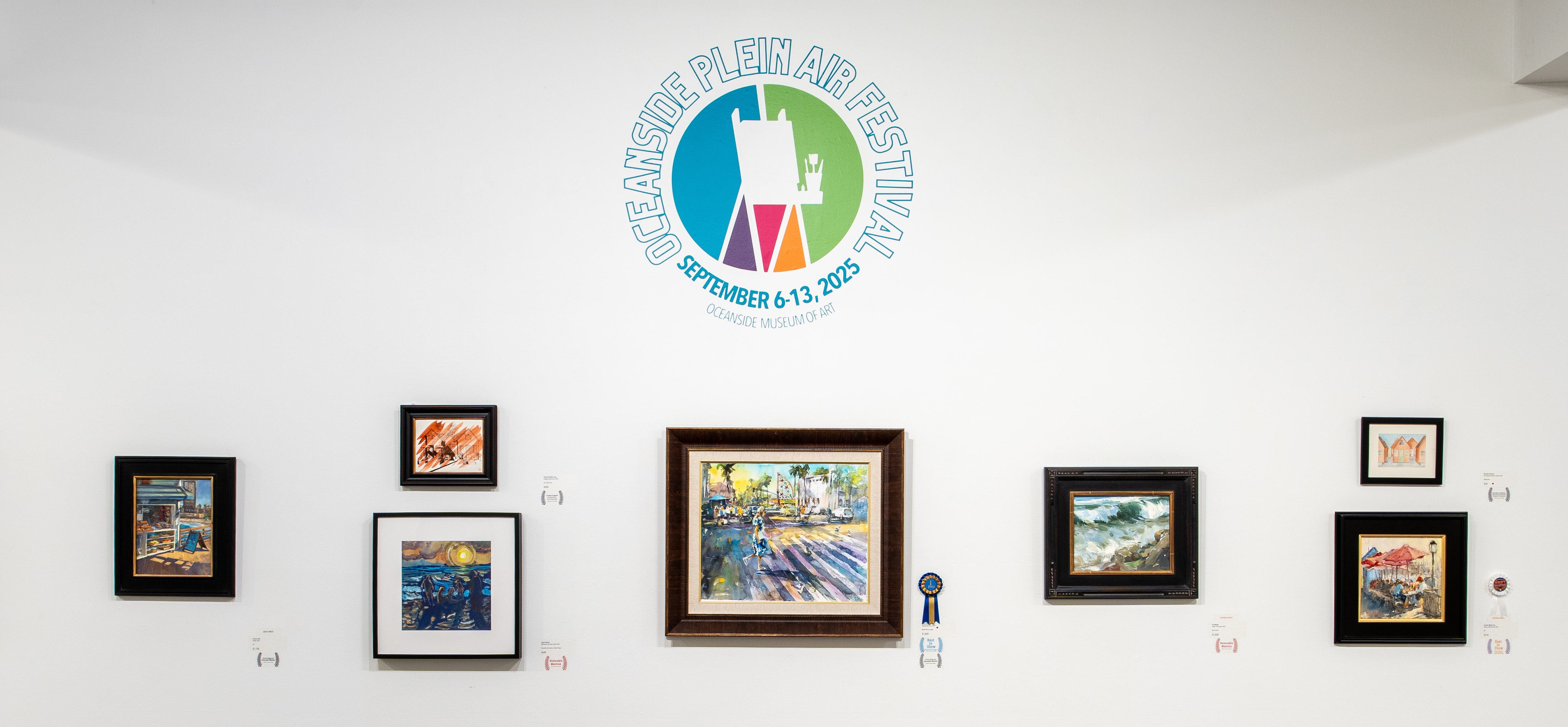 2025 Plein Air Festival Exhibition installed at OMA 2025 Plein Air Festival Exhibition installed at OMA