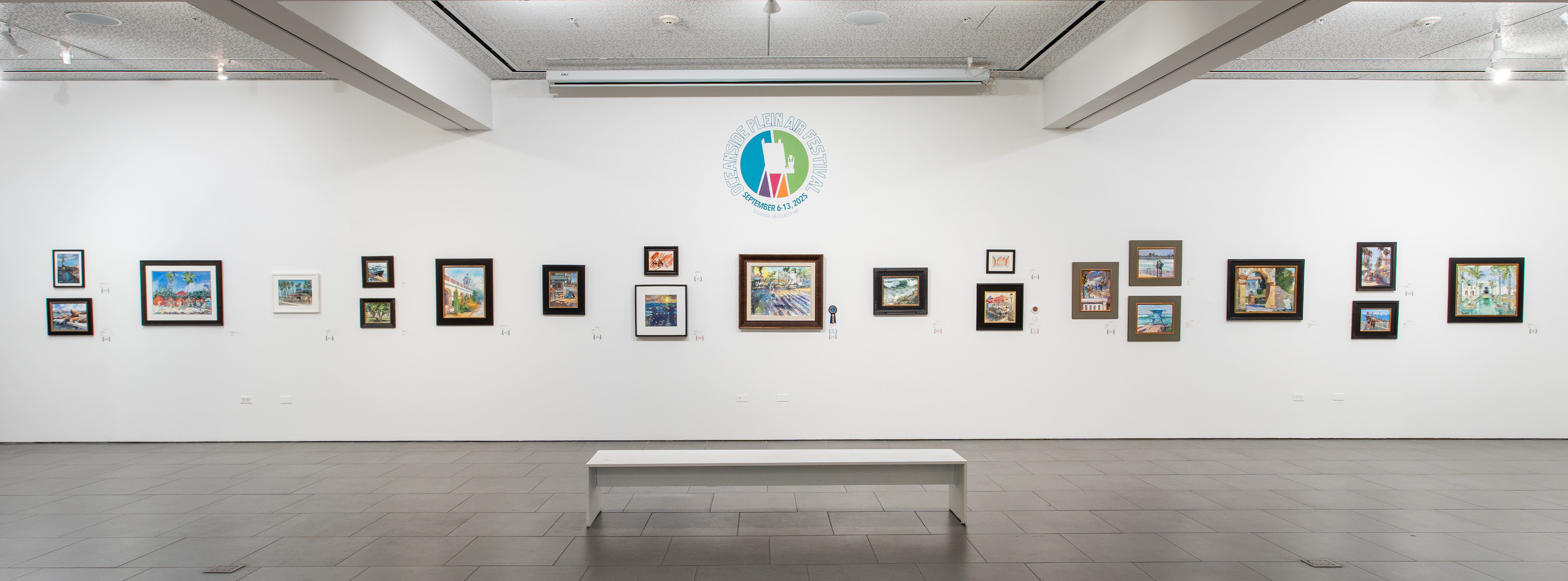 2025 Plein Air Festival Exhibition installed at OMA 2025 Plein Air Festival Exhibition installed at OMA