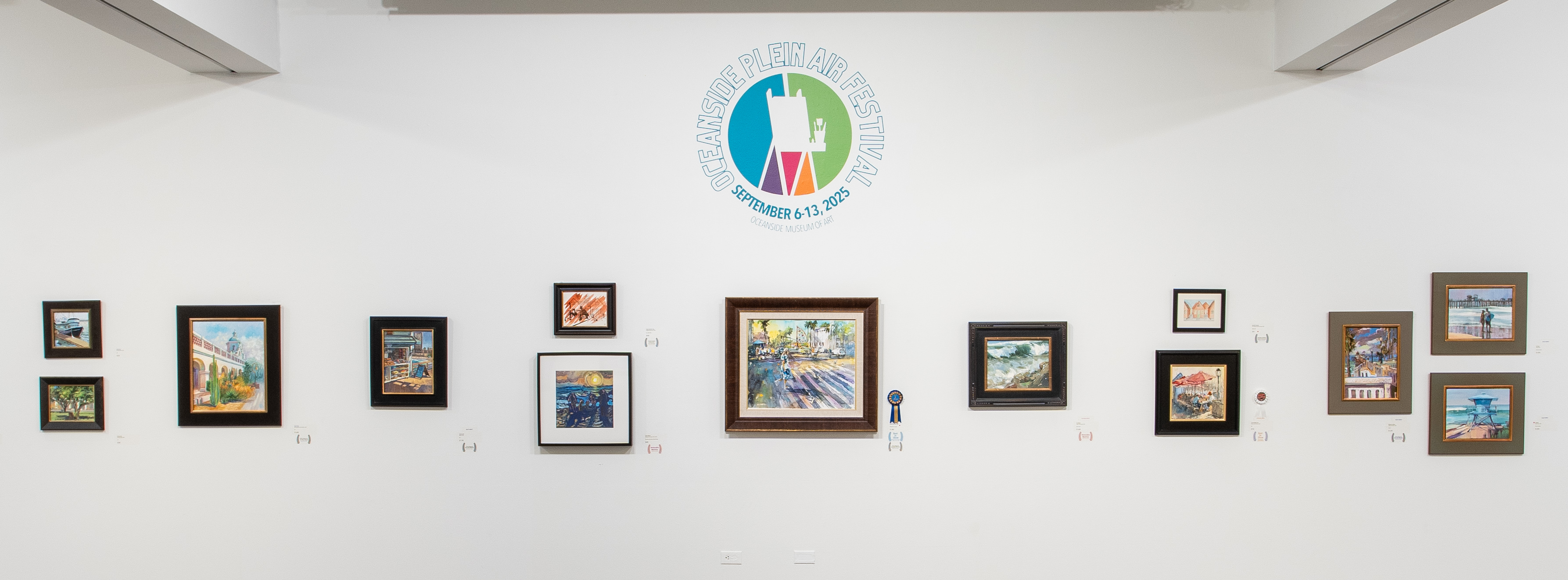 2025 Plein Air Festival Exhibition installed at OMA 2025 Plein Air Festival Exhibition installed at OMA