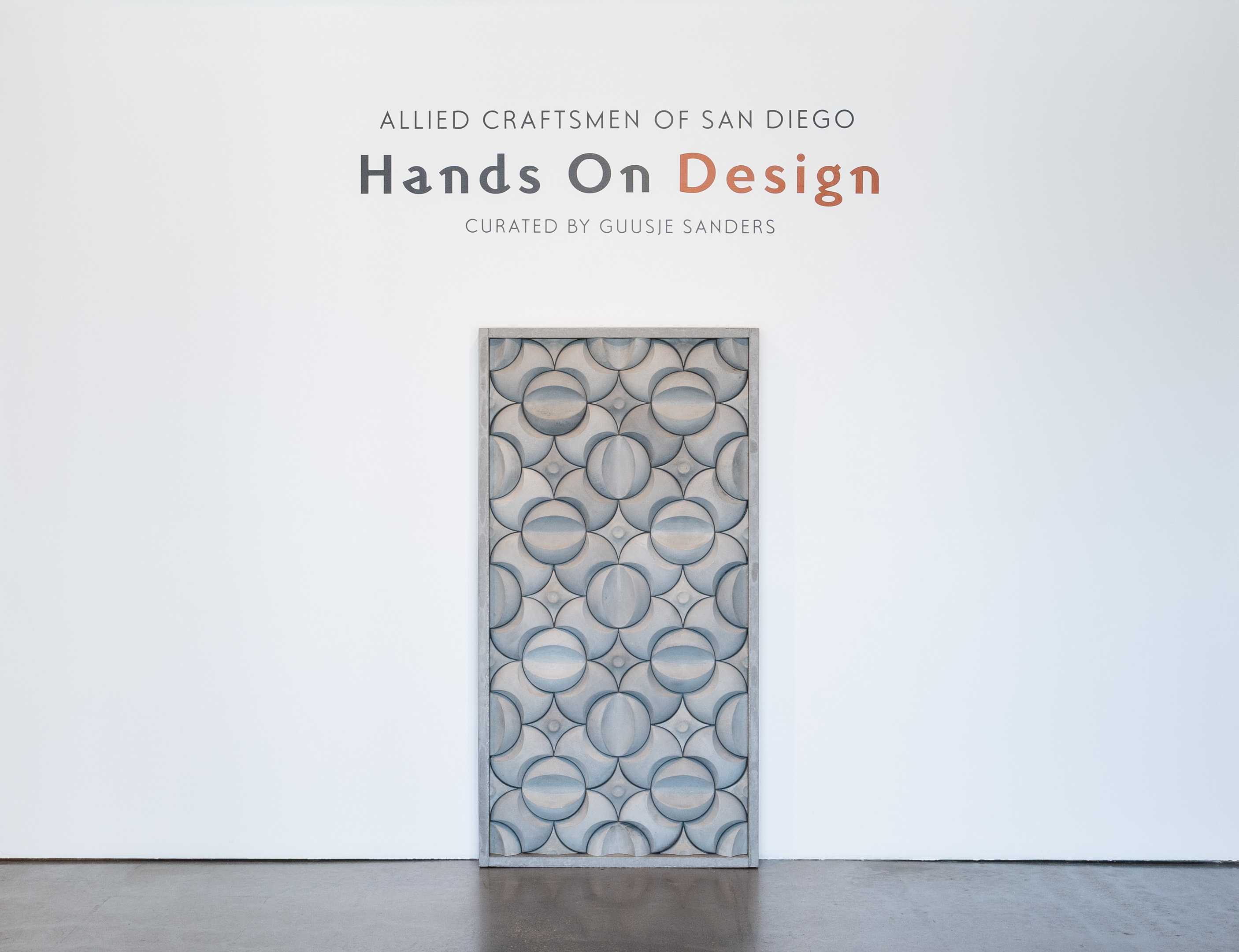 Allied Craftsman of San Diego: Hands on Design installed at OMA