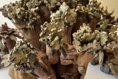 Helen Shafer Garcia, Quercus Argrifolia, 2025. Ceramic, 20" x 30" x 35".
