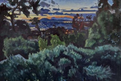 Jeffrey Carr, Nocturne of Mt. Cowles at dusk, 2026. Oil on canvas, 24" x 30". Jeffrey Carr, Nocturne of Mt. Cowles at dusk, 2026. Oil on canvas, 24" x 30".