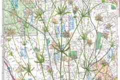 Jennifer Steffey, Buckwheat Highway, 2024. Mixed media, 10.5" x 8.5". Jennifer Steffey, Buckwheat Highway, 2024. Mixed media, 10.5" x 8.5".