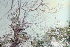 Melanie Taylor, Thicket, 2026. Oil on canvas, 66" x 54". Melanie Taylor, Thicket, 2026. Oil on canvas, 66" x 54".