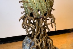 Olivia Prior, an unlikely place, 2025. Stoneware, glaze, twine, and wire, 36" x 18" x 18". Olivia Prior, an unlikely place, 2025. Stoneware, glaze, twine, and wire, 36" x 18" x 18".
