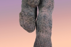 Sonja Schenk, Cave Drawing #1, 2025. Ink on paper with wood plinth, 22" x 8" x 6". Sonja Schenk, Cave Drawing #1, 2025. Ink on paper with wood plinth, 22" x 8" x 6".