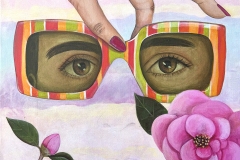 Denise Brook, Leonora, 2026. Acrylic on canvas, 24" x 20”.