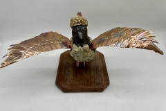 Helen Shafer Garcia, Bellota, 2025. Ceramic, 10" x 15" x 7".