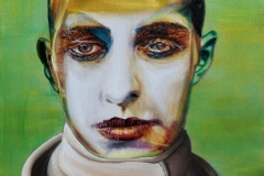 Gregory Malphurs, GHOSTS Pt. 8, 2025. Oil on canvas, 24" x 18”.
