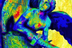 Darla Nyren, Angry Angels, 2026. Archival print, cold press, edition of 1, 31" x 25”.