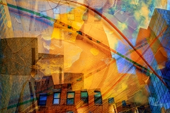 Carmen Saunders, Urban Flow, 2026. Multiple exposure photography, 16" x 22”.