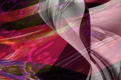 Patricia Search, Veiled Ribbon of Life, 2024. Digital media, limited edition archival print, 2/50, 14" x 11”.
