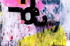 Theo DeHart, I Wish, 2026. Mixed media, 24" x 18".
