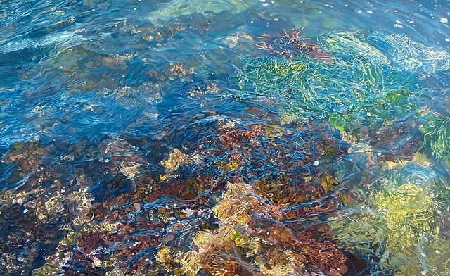 Connie Jenkins, Fall In, 2014-15. Oil on canvas, 45" x 72".