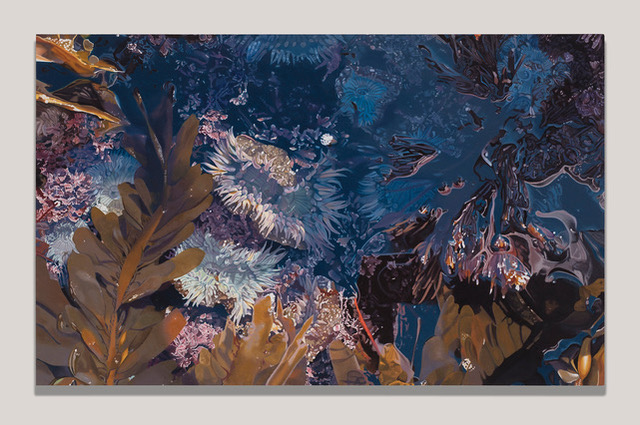 Connie Jenkins, Johnson's Lee, 2015. Oil on canvas, 36" x 58".