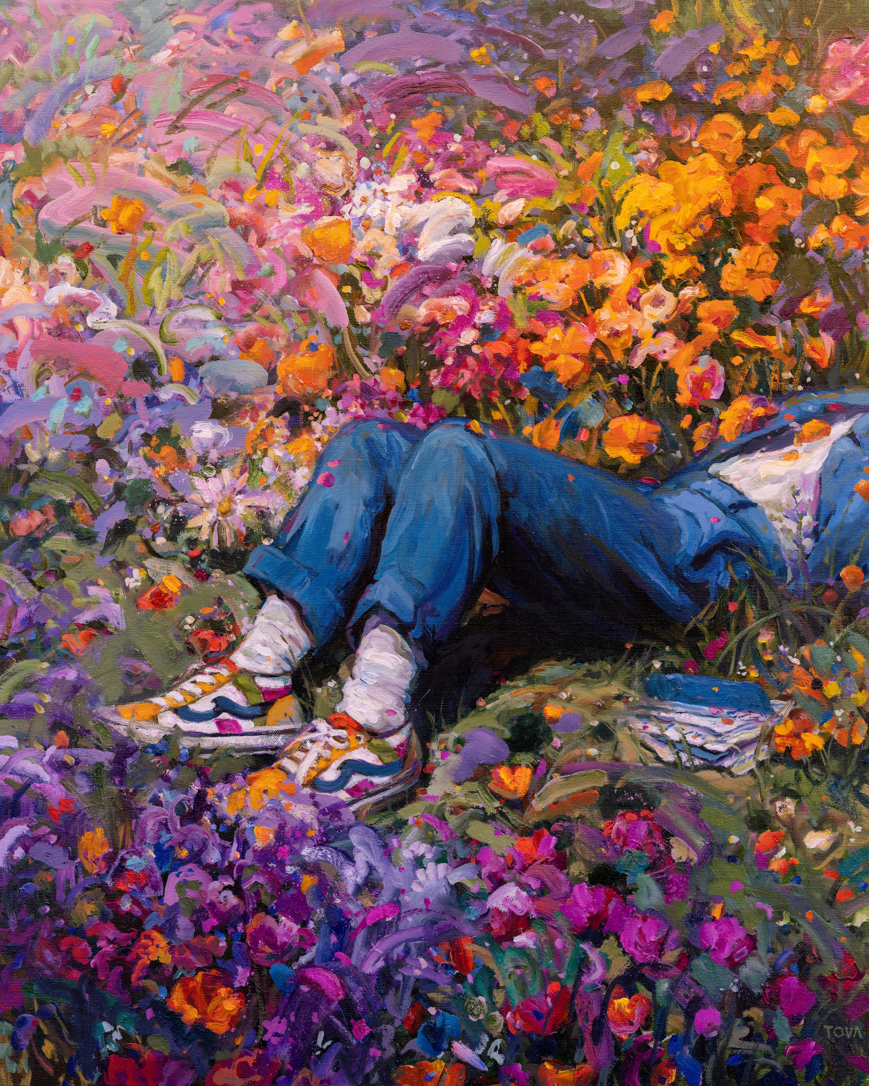 Kate Tova, Work Break, 2025. Oil on linen, 24 x 30 in Kate Tova, Work Break, 2025. Oil on linen, 24 x 30 in