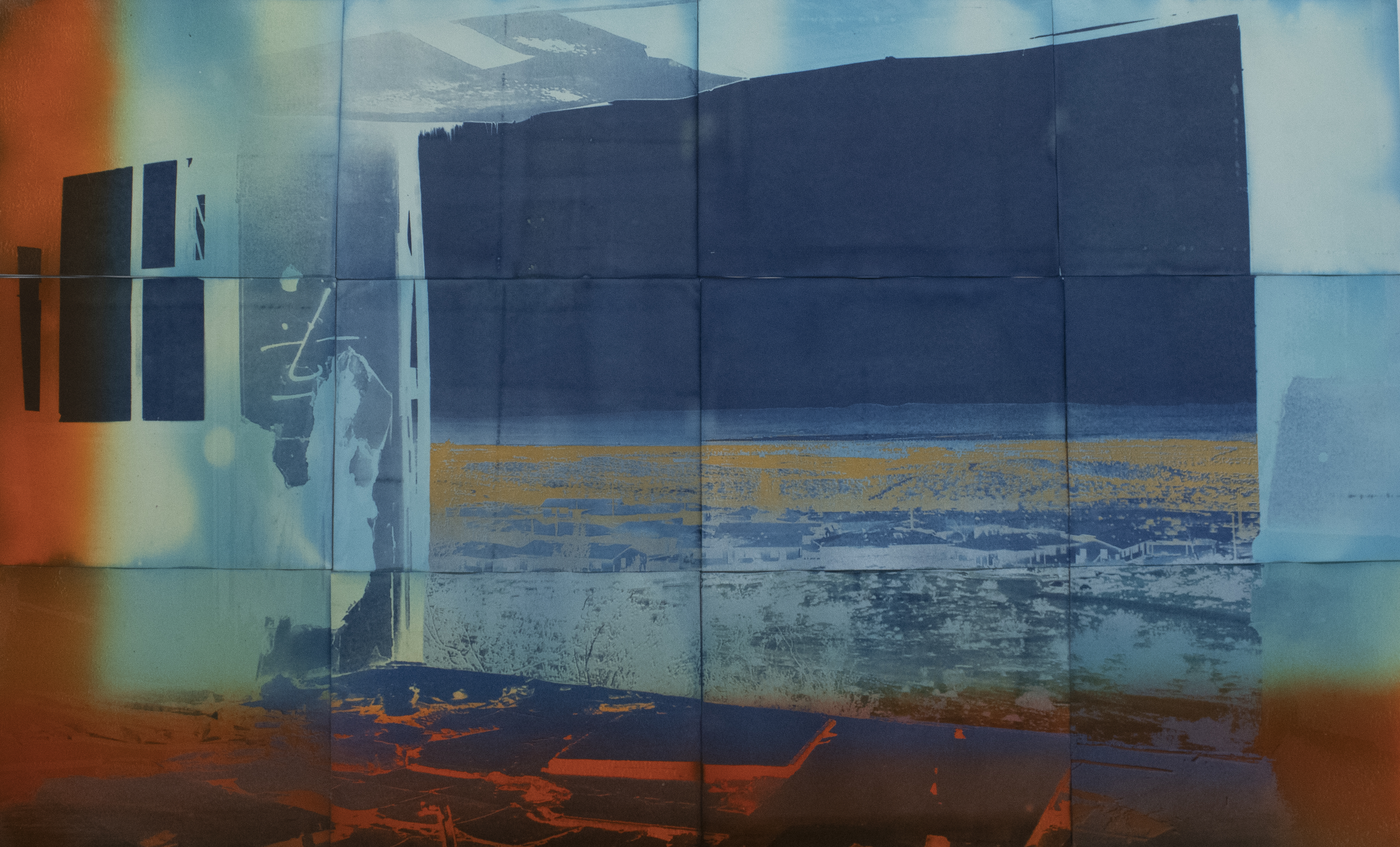 Evelyn Contreras, Untitled 1. Dyed paper, cyanotype, monotype, silkscreen. Evelyn Contreras, Untitled 1. Dyed paper, cyanotype, monotype, silkscreen.