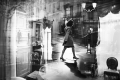 Sarah Hadley, Crossing Paris, 2018. Photography, Archival pigment print.
