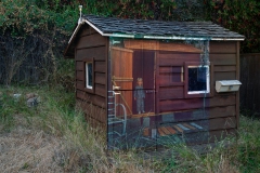 Annette LeMay Burke, My Playhouse, from the Memory Building project. Video intervention and photography.