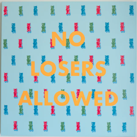 Magz Yang, No Losers Allowed, 2024. Acrylic on canvas Magz Yang, No Losers Allowed, 2024. Acrylic on canvas
