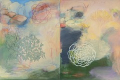 Gail Werner, Desert Composite XXI, 2024. Oil and pencil on wood panel, 24 x 36. Gail Werner, Desert Composite XXI, 2024. Oil and pencil on wood panel, 24 x 36.