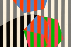 David Fobes, E.Keley #1, 2019. Cut Paper and Acrylic, 16" x 11". 