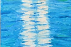 Wanda Brown, Take the Plunge, 2026. Oil on canvas, 36" x 12". $500 Wanda Brown, Take the Plunge, 2026. Oil on canvas, 36" x 12". $500