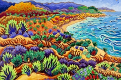 Cathy Carey, Enchanted Crystal Cove, 2024. Oil on linen, 24" x 30". $3150 Cathy Carey, Enchanted Crystal Cove, 2024. Oil on linen, 24" x 30". $3150