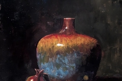 Jeff Crusberg, Fire & Ice, 2025. Oil on canvas, 12" x 12". $500 Jeff Crusberg, Fire & Ice, 2025. Oil on canvas, 12" x 12". $500