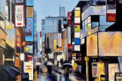 Ulrika Lerner, Tokyo, 2024. Acrylic on canvas, 36" x 24". $3400 Ulrika Lerner, Tokyo, 2024. Acrylic on canvas, 36" x 24". $3400