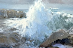 Gia Moody, Big Wave, 2026. Oil on canvas, 40" x 50". $7900 Gia Moody, Big Wave, 2026. Oil on canvas, 40" x 50". $7900