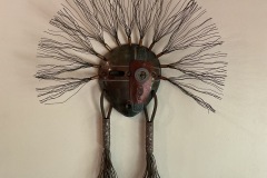 Karen Surbeck, Finding Your Tribe, 2025. Mixed media, 27" x 20" x 5". $1500 Karen Surbeck, Finding Your Tribe, 2025. Mixed media, 27" x 20" x 5". $1500