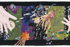 Nancy Lemke, Seaside 1, 2017, 21" x 43".