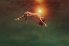Maryanne McGuire, Submerged Bliss, 2025. Underwater photography, 24 x 36.
