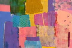 Sabrina Adewumi, Rising, 2026. Mixed media on watercolor paper, 22" x 22”. $1000. Sabrina Adewumi, Rising, 2026. Mixed media on watercolor paper, 22" x 22”. $1000.