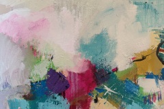 David Burakoff, Soft Rupture, 2026. Acrylics and mixed media, 30" x 24”. $1600. David Burakoff, Soft Rupture, 2026. Acrylics and mixed media, 30" x 24”. $1600.