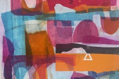 Odile Nicolette, Hot & Cold, 2026. Collage, 11" x 13”. $650. Odile Nicolette, Hot & Cold, 2026. Collage, 11" x 13”. $650.